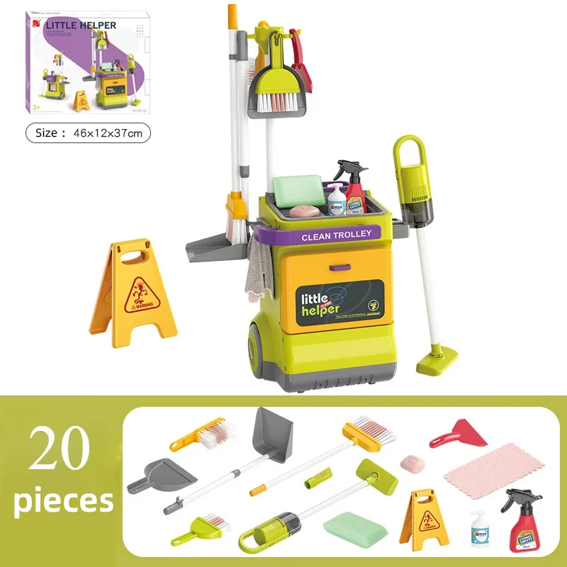 Juego de limpieza infantil con escoba y aspiradora - imagen 5