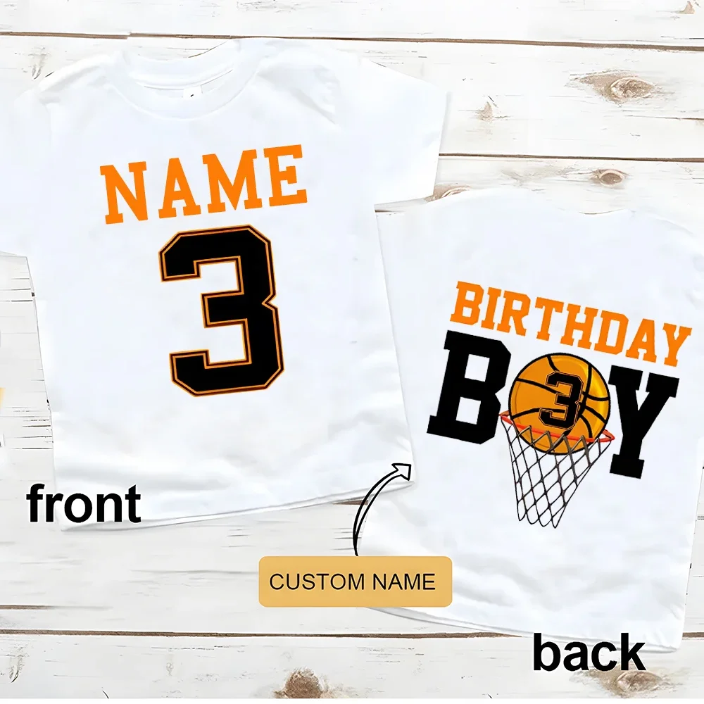 Camiseta de cumpleaños con estilo deportivo