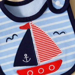 Babero bandana antisaliva de tres capas para bebé
