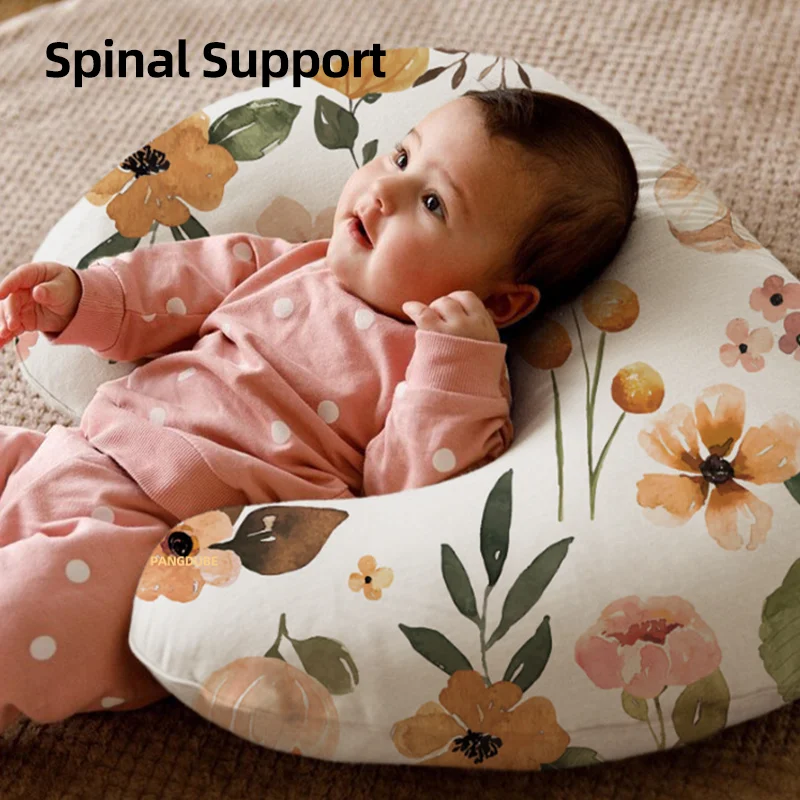 Pangdube Almohada de Lactancia Multifuncional en U para Bebé y Mamá - imagen 5