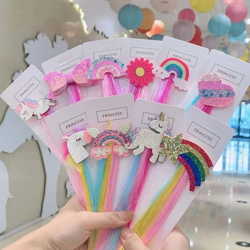 Accesorios de pelo para niños diademas, lazos y pinzas unicornio - imagen 3