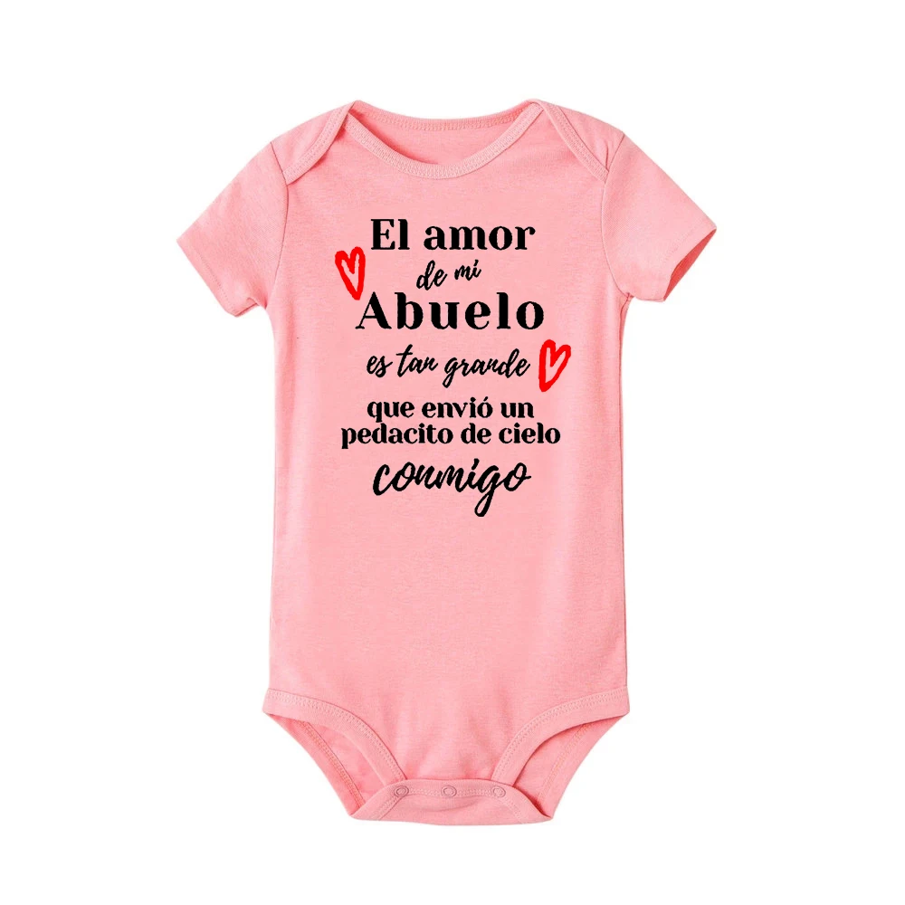 Baby wearing the romper