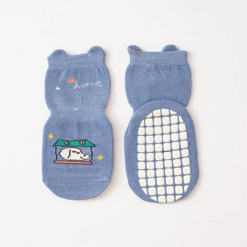 Calcetines antideslizantes de algodón para bebé – Con motivos infantiles - imagen 4