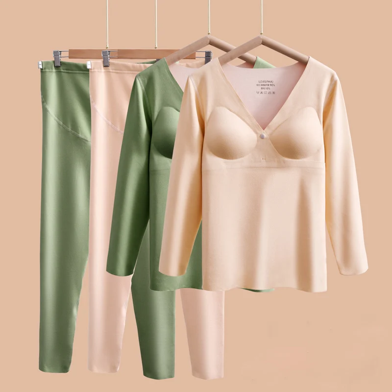 Pijama de terciopelo para embarazadas – Cómoda y cálida - imagen 2