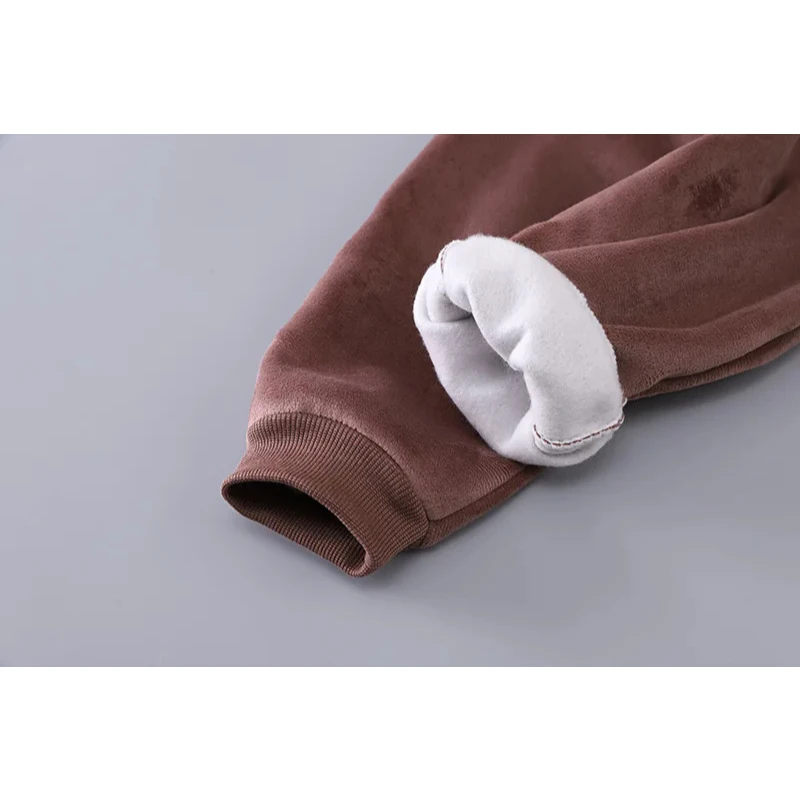 Conjunto de lana para bebé cálido de invierno con capucha - imagen 5