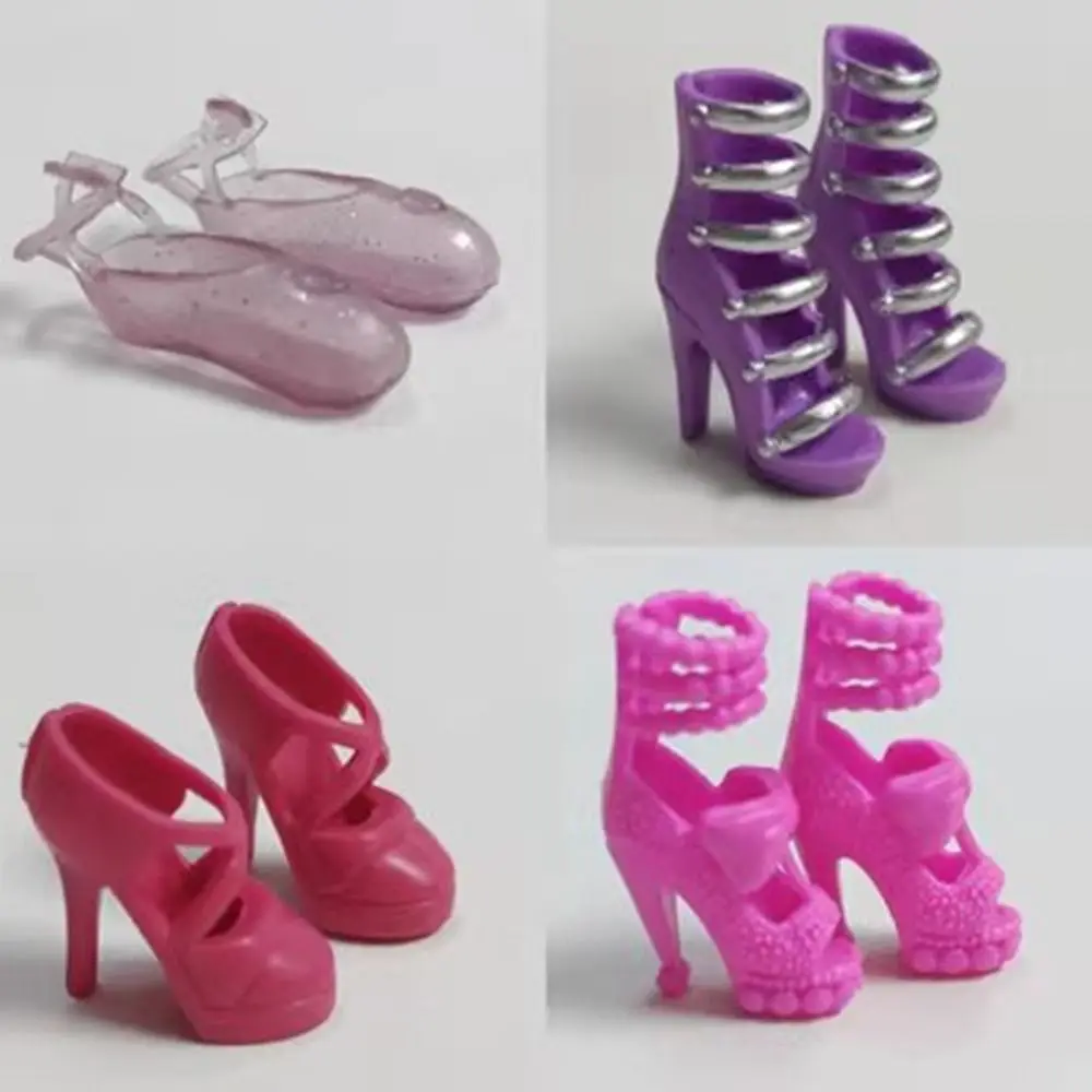 Zapatos de tacón para muñeca BJD escala 1/6