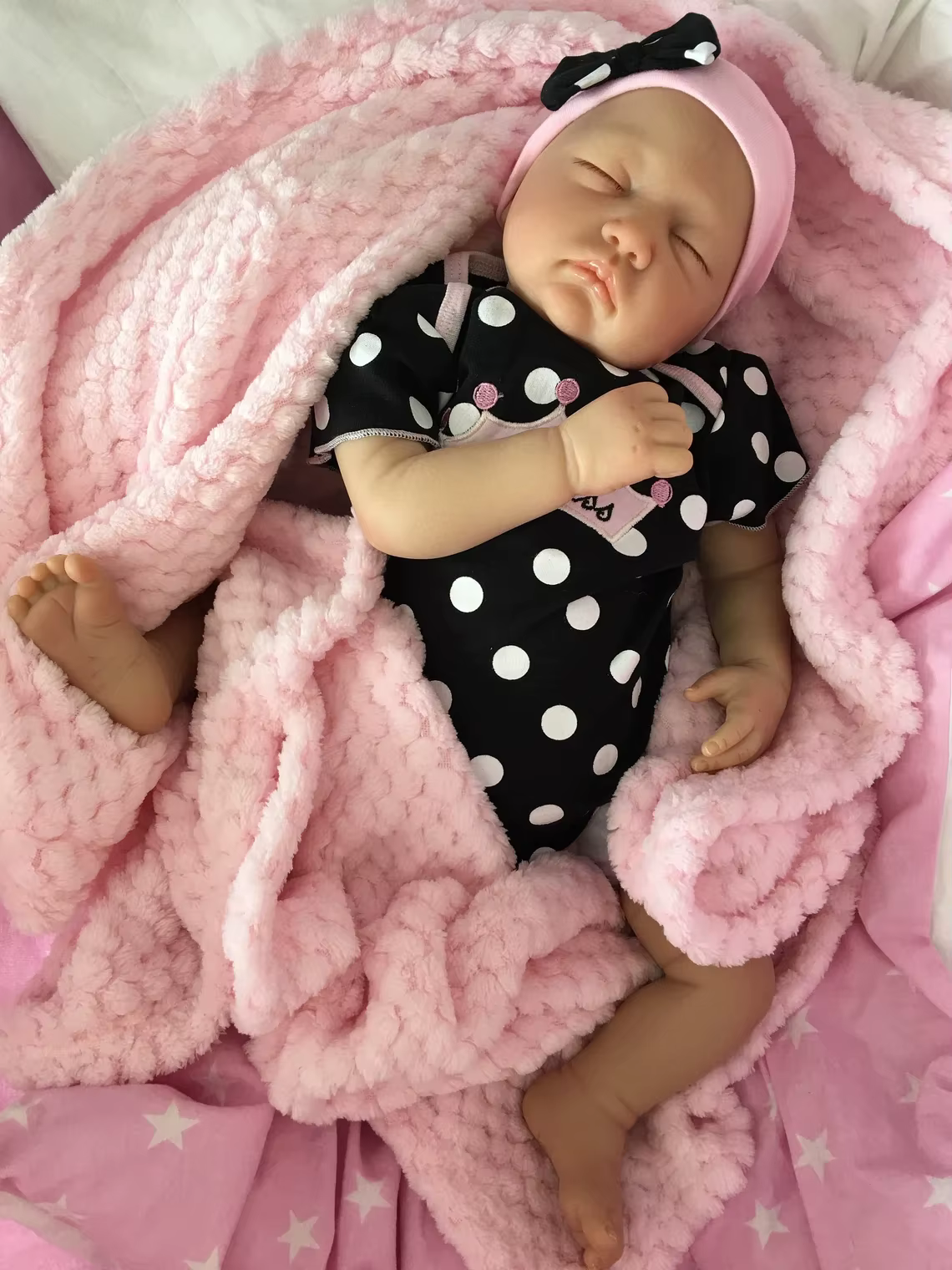 NPK Muñeca Reborn bebé pintada realista tamaño grande - imagen 5