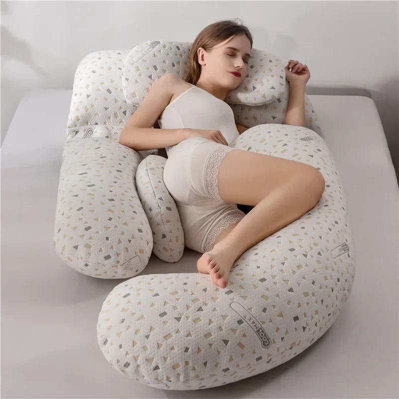 Almohada de embarazo lateral con soporte para el vientre y cintura - imagen 2