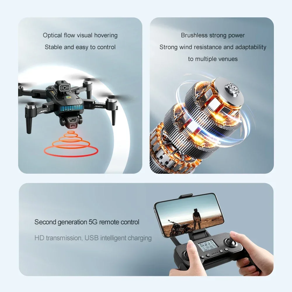 Dron XT505 con GPS y cámara profesional, motor sin escobillas - imagen 4