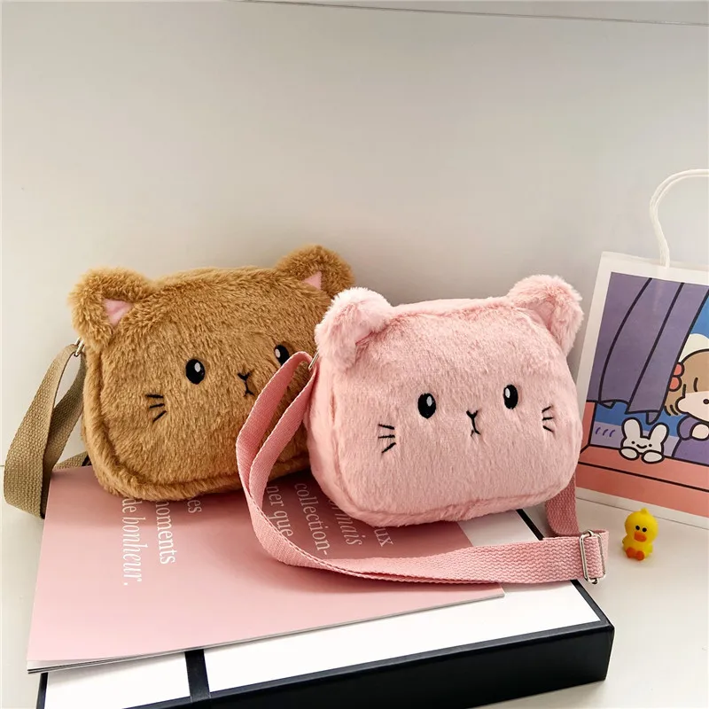 Bolsa de felpa con animales para niños – Estilo kawaii, alta capacidad - imagen 2