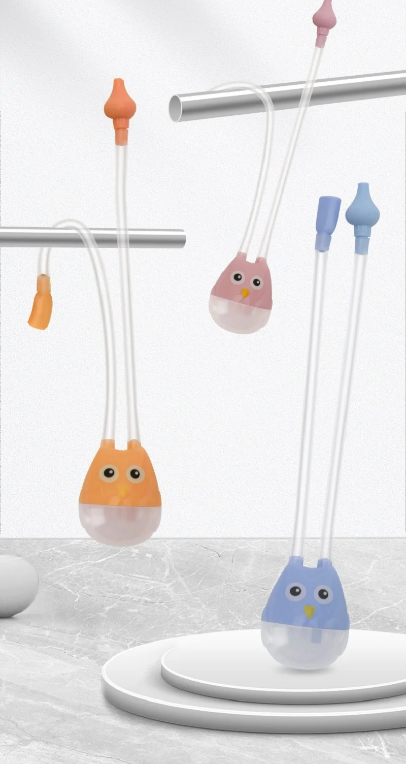 Uso del aspirador nasal infantil