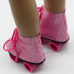 Patines para muñecas de cuero PU con ruedas estilo clásico