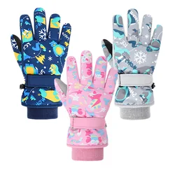 Guantes de esquí infantiles impermeables de invierno – manoplas gruesas