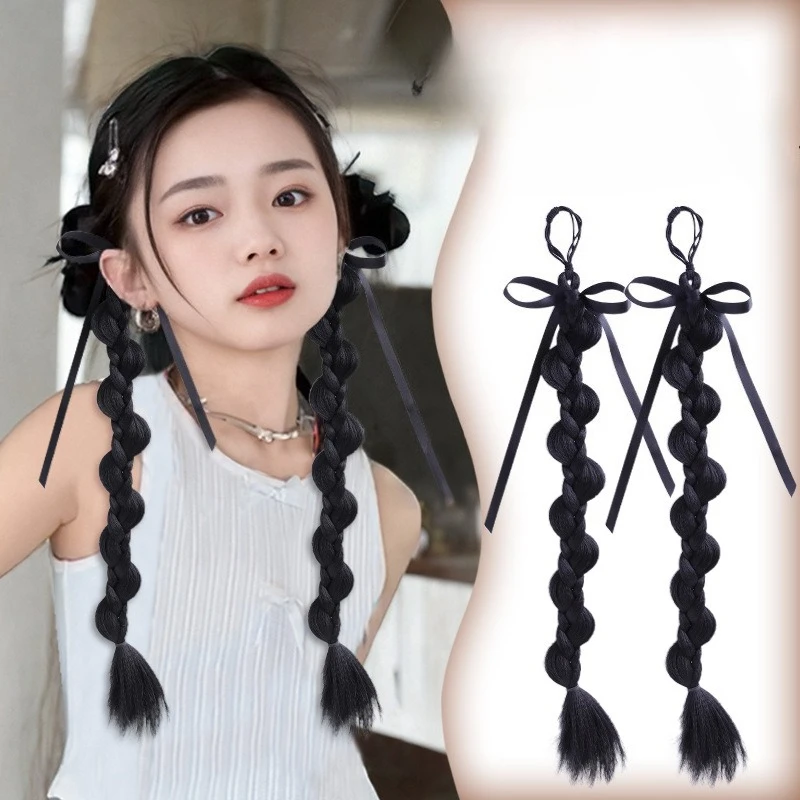 Lazos para el cabello estilo coreano: coletas de niñas - imagen 2