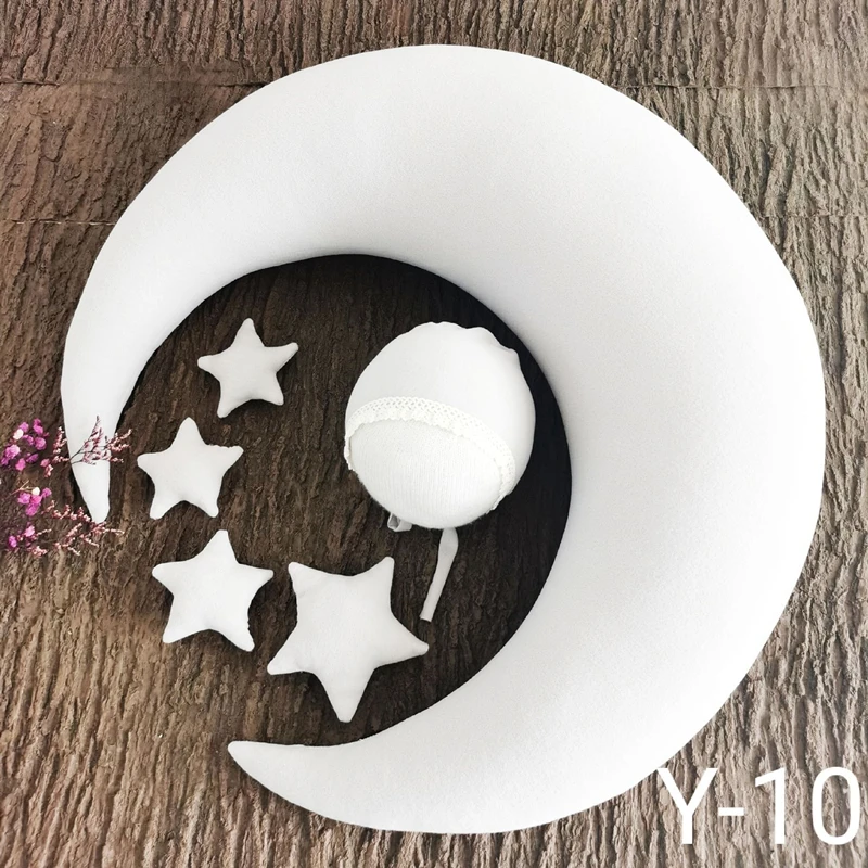 Accesorios de fotografía para recién nacido: almohada media luna - imagen 5