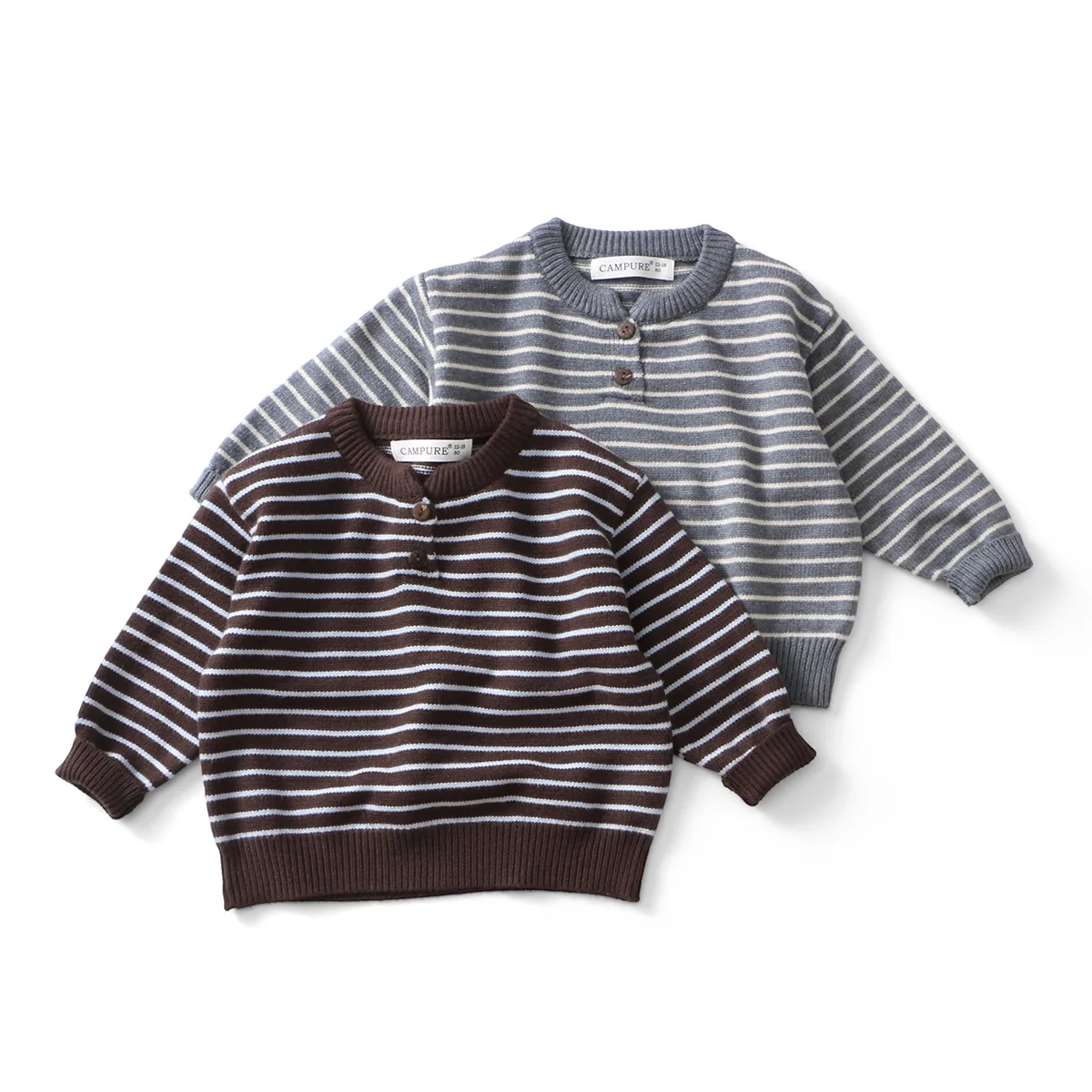 Jersey de punto a rayas para niños – Informal casual - imagen 4