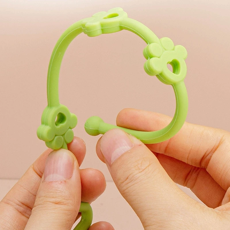 Pinza anticaída para chupete - Silicona segura para cochecito - imagen 2