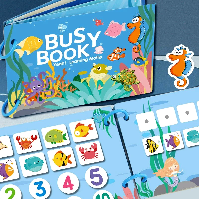 Libro de actividades infantil con pegatinas de dinosaurios y vehículos