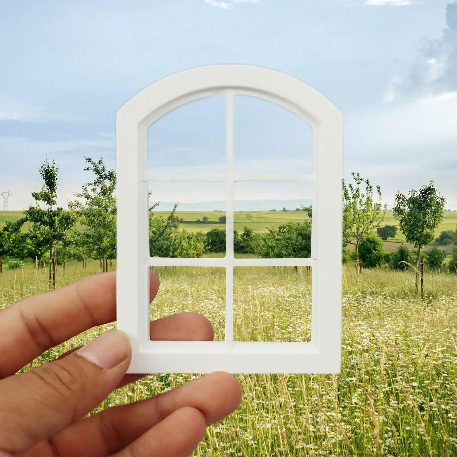 WhiteArch accesorios de madera para ventanas de casa de muñecas - imagen 2