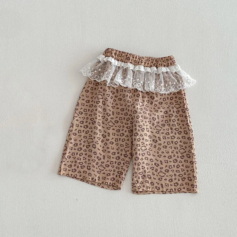 Vestido de verano para niña con tirantes finos estampado leopardo - imagen 3