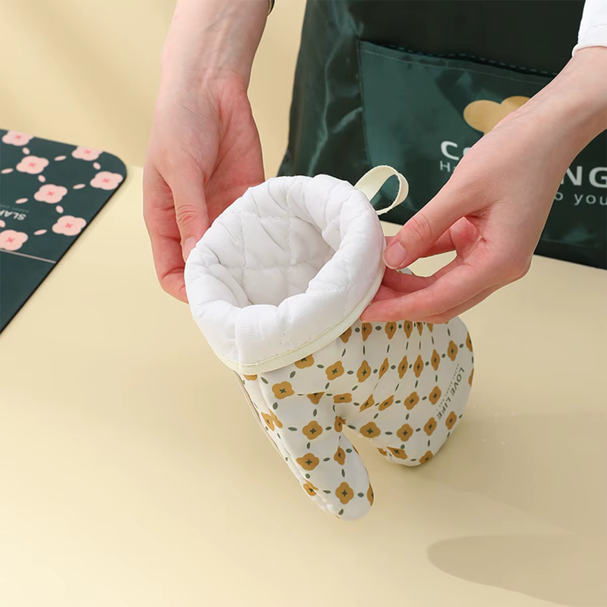 Guantes de silicona anticalentamiento con aislamiento térmico bebé - imagen 2