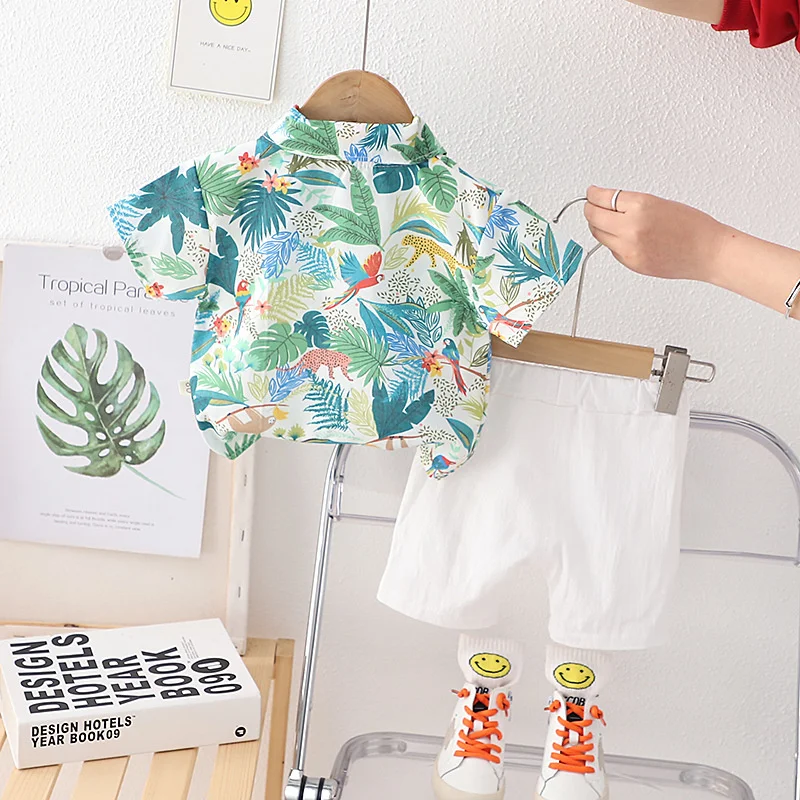Conjunto de verano para bebé: camiseta y pantalón corto infantil - imagen 4