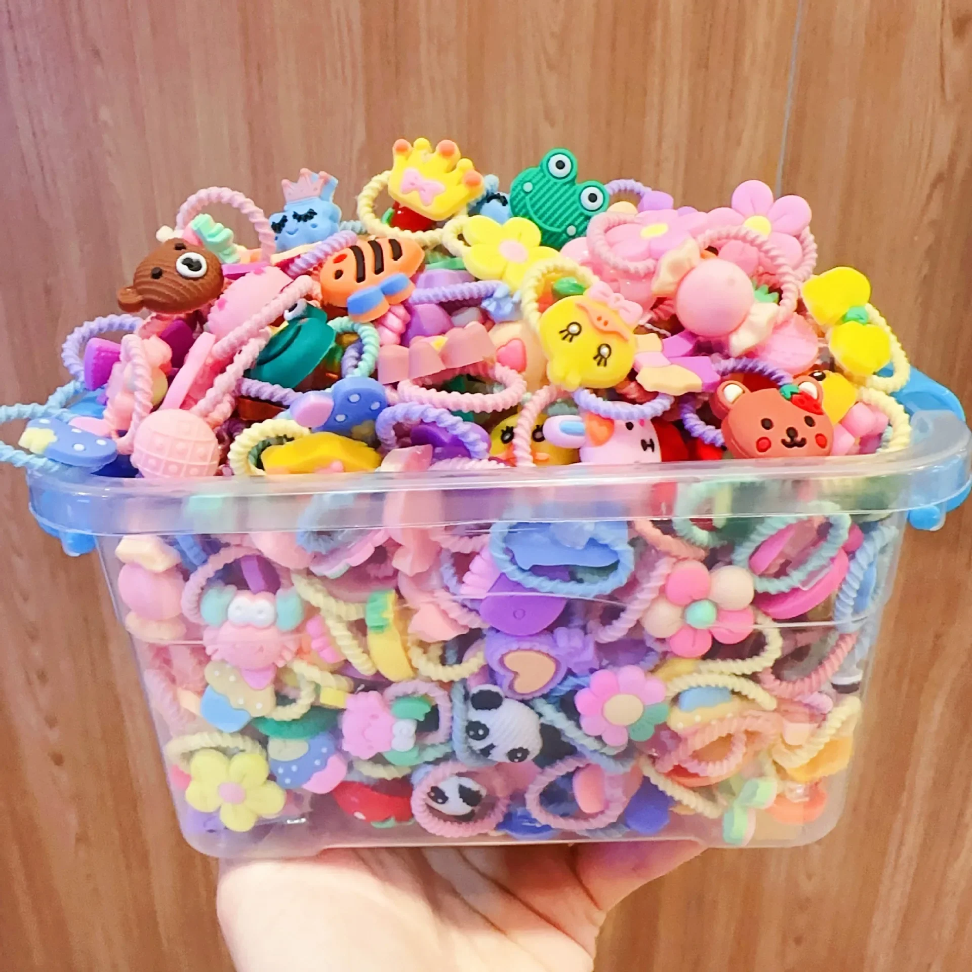 Lazos elásticos para el pelo de niña – Diseño infantil divertido - imagen 5