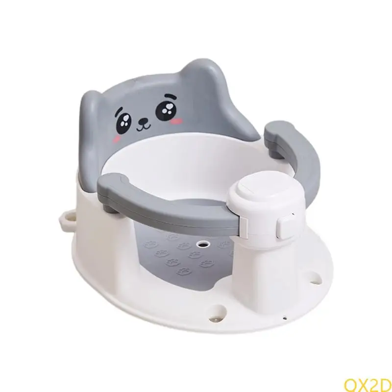 QX2D Asiento de baño para bebé con respaldo - imagen 2