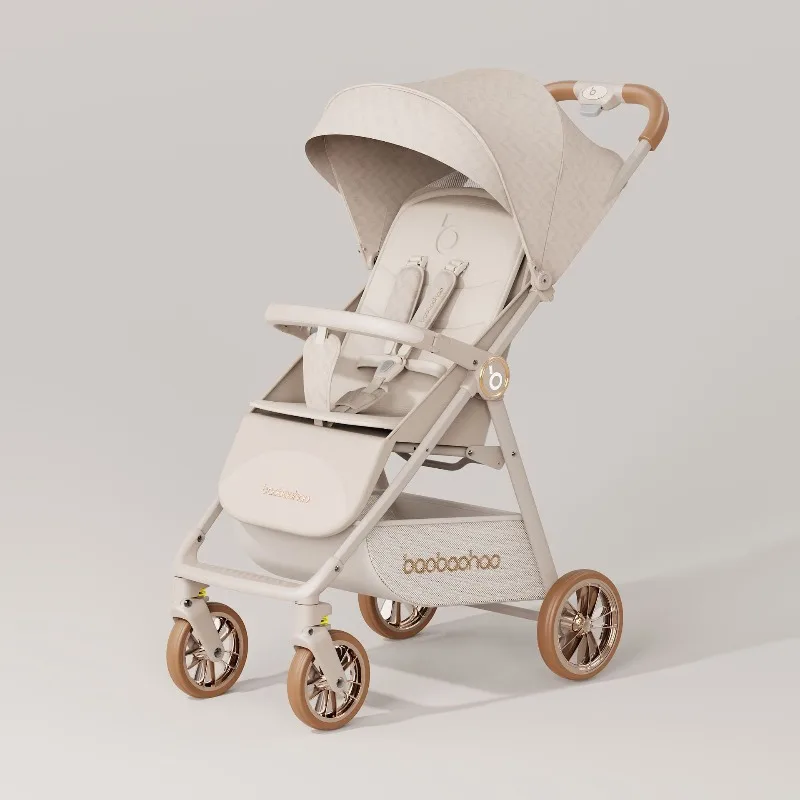 Cochecito ligero plegable con un clic – Ideal para paseos con bebé