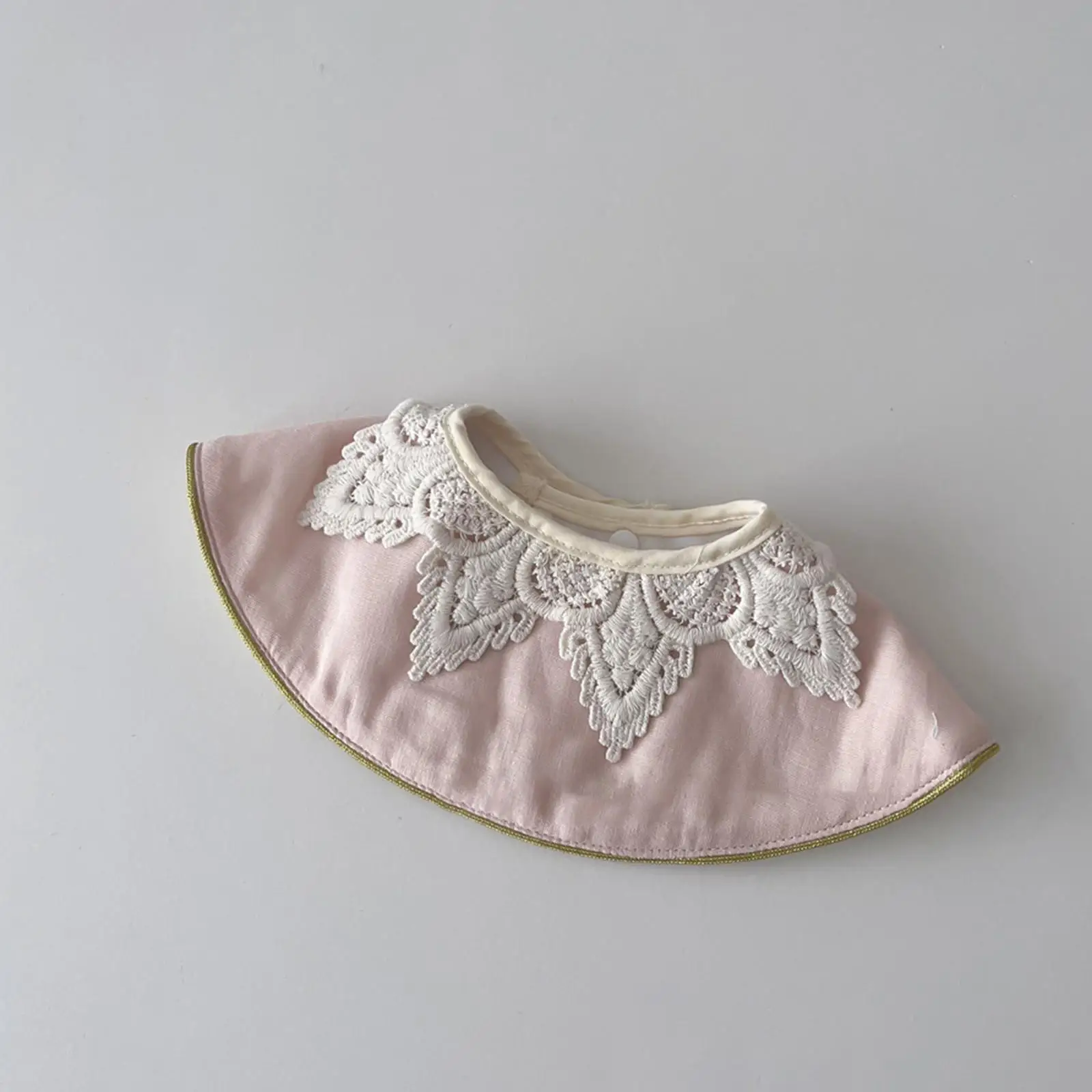 Baberos de encaje suaves y absorbentes ajustables para bebé - imagen 2