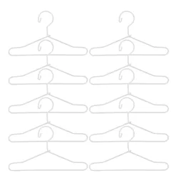 Perchas mini de metal para vestidos, organizador de armario colgador