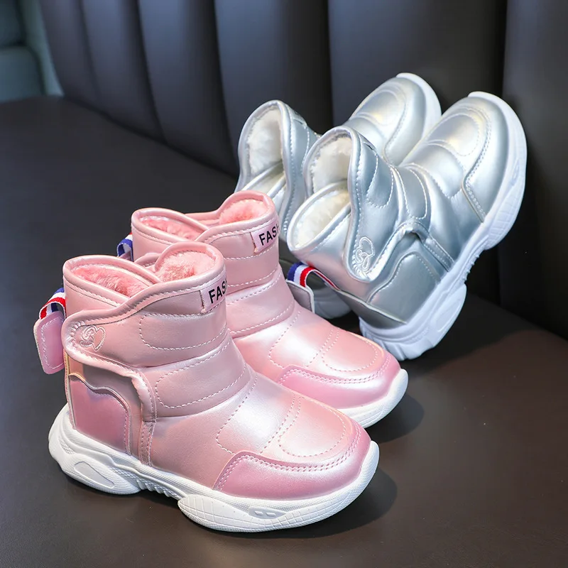 Botas de nieve acolchadas con forro térmico para niños - imagen 5