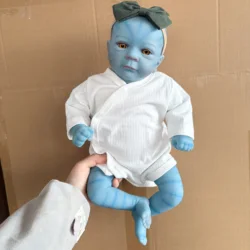 Muñeca NPK realista de hada, tacto suave, pintura detallada