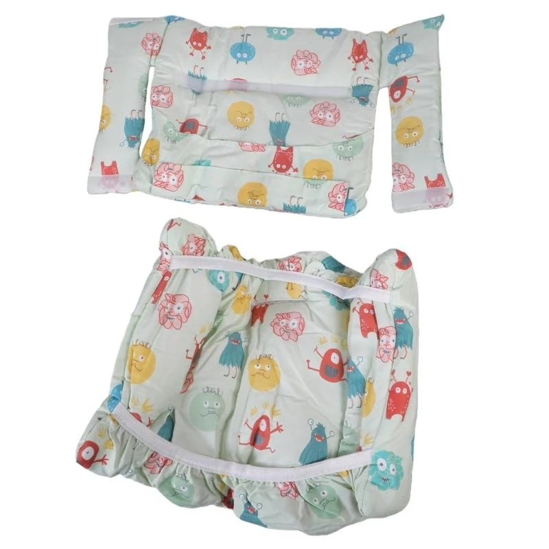 Cojín para trona de algodón con estampados infantiles