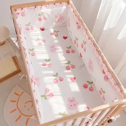 Pack parachoques acolchados de algodón lavable para cuna de bebé – Estilo infantil