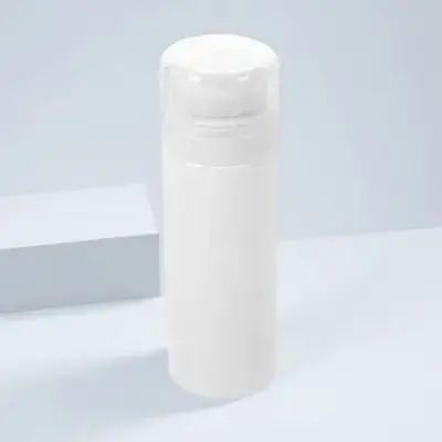 Frasco portátil de talco para bebés con tapa