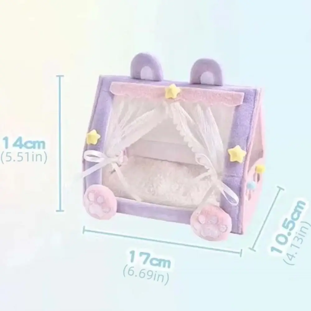 Cama de tienda para muñecas en estilo miniatura