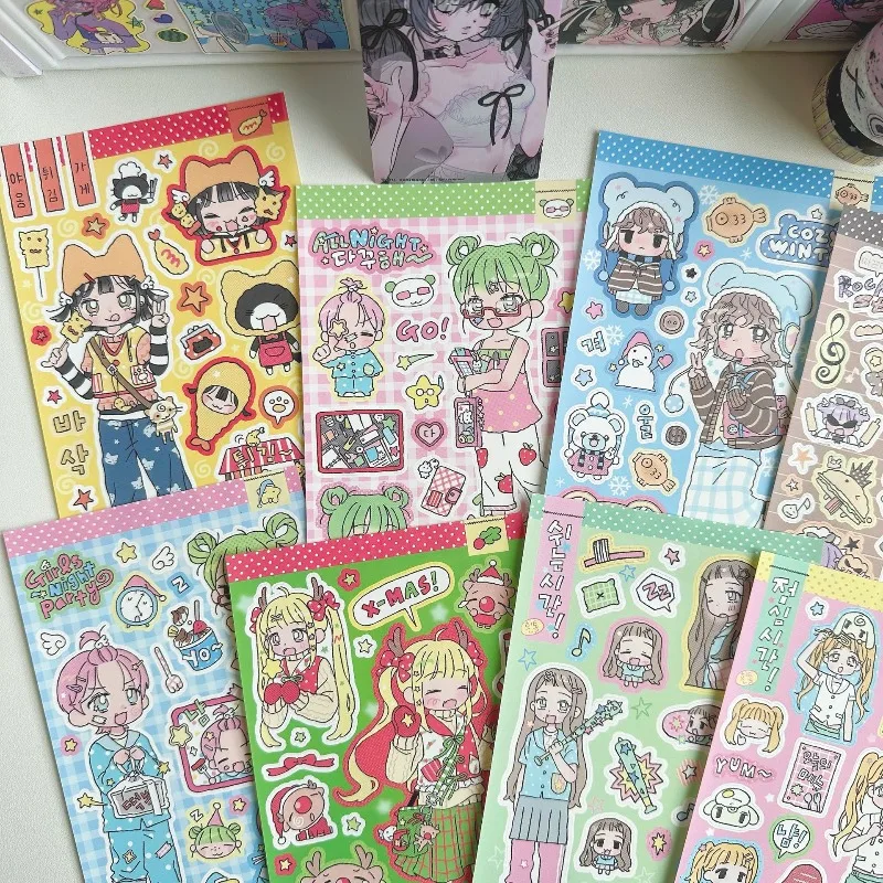 Pegatinas infantiles decorativas de personajes para diarios y álbumes - imagen 3