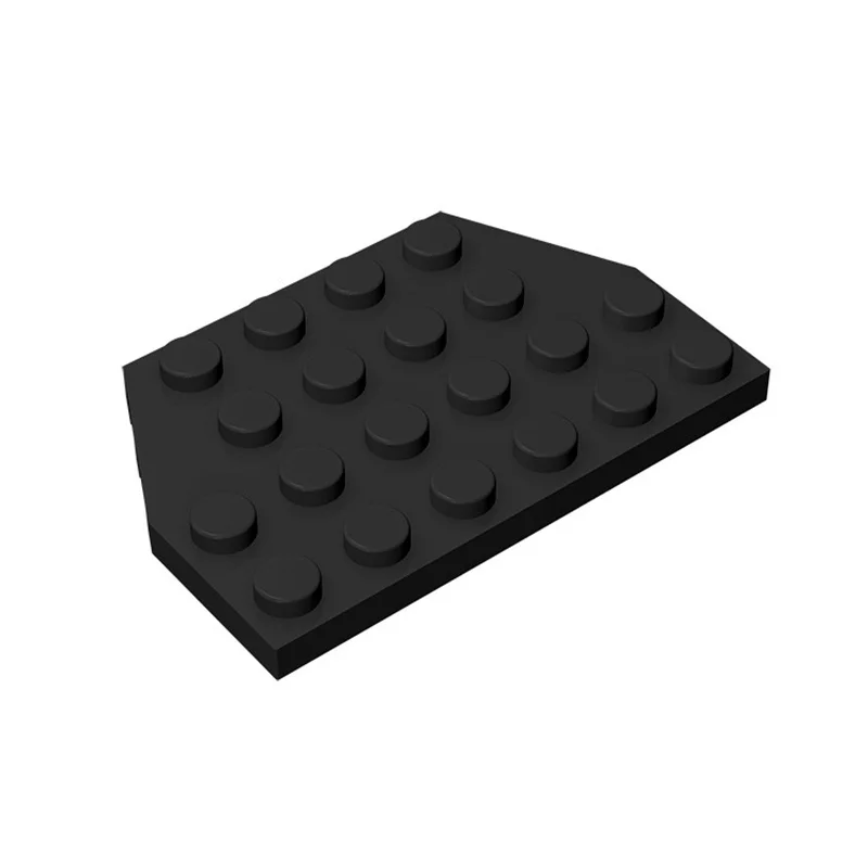 Kit de piezas MOC visto desde arriba con componentes extendidos