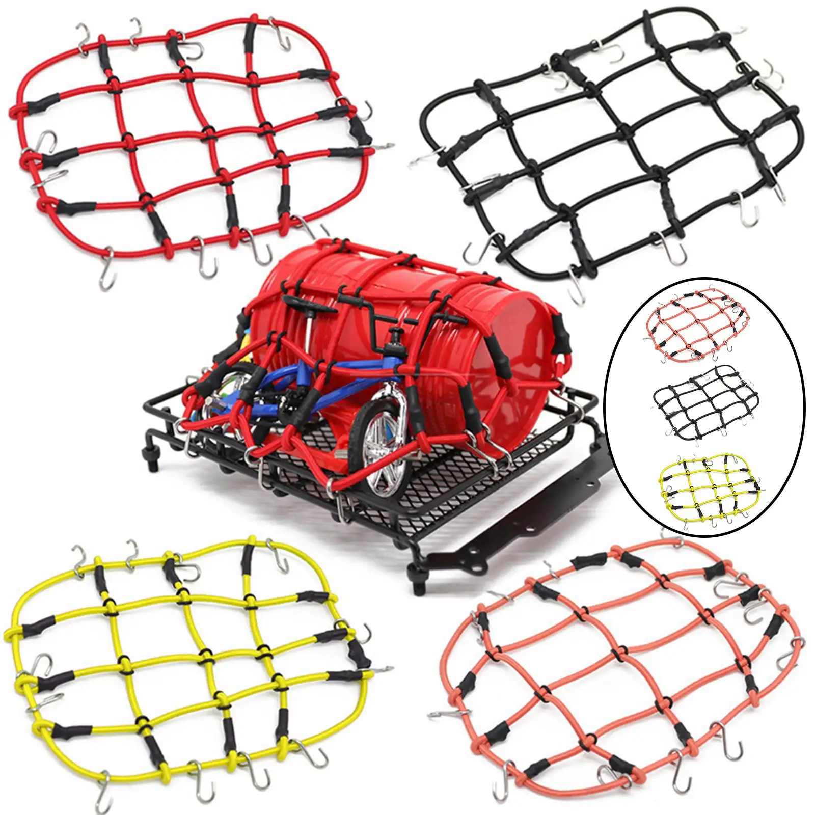 Red de techo coche RC: accesorio ligero para equipaje - imagen 3