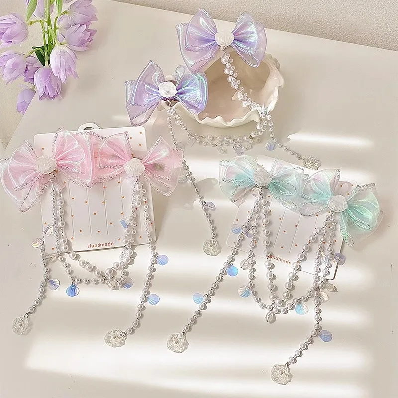 Accesorio para el cabello con flecos que cae con gracia