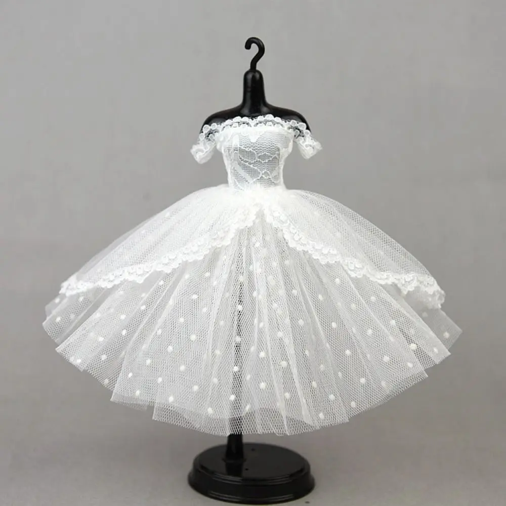 Vestido de muñeca Blythe negro multicapa para fiesta con encaje - imagen 3