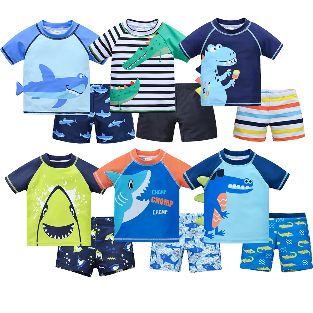 Traje de baño infantil para niño - Estampado playero verano - imagen 4