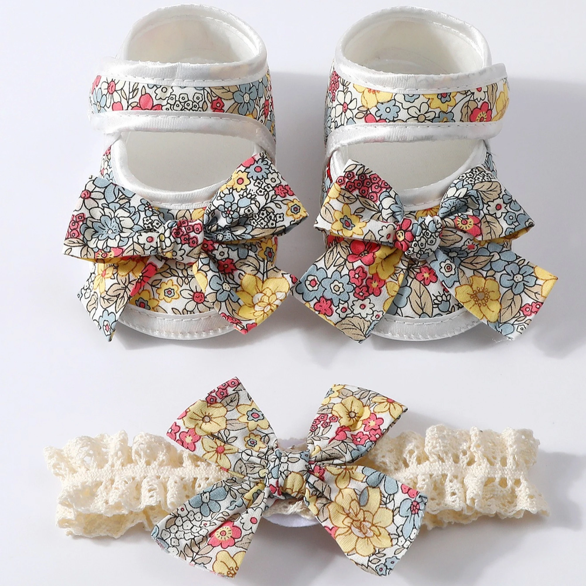 Detalle del estampado floral