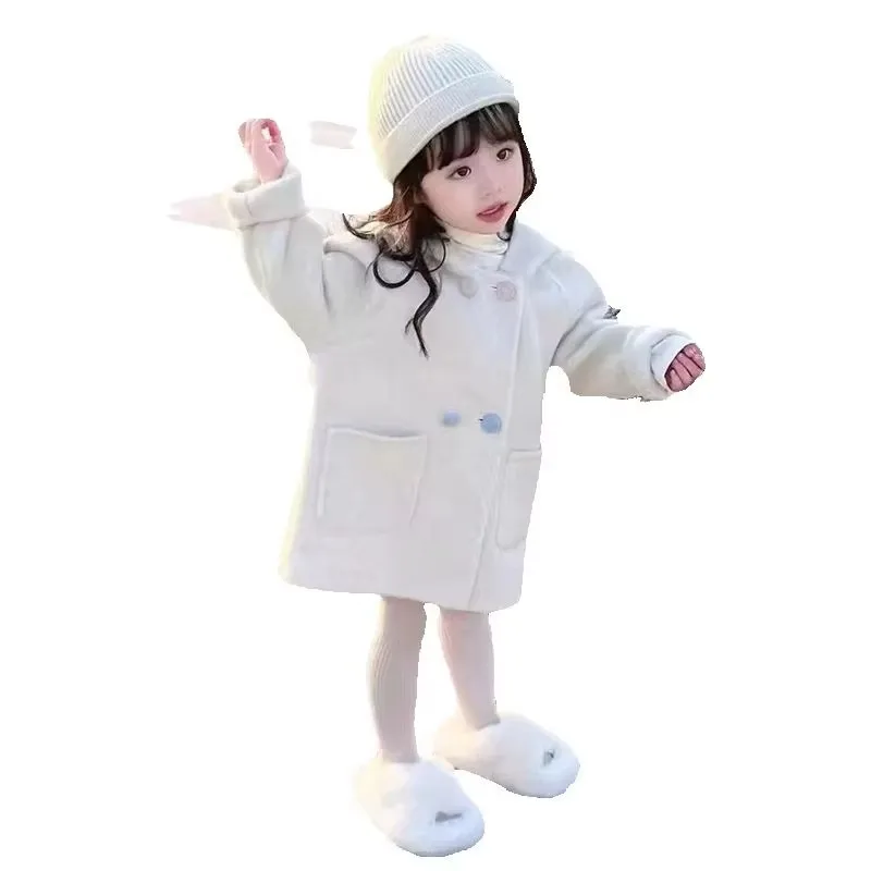 Abrigo con capucha grueso para niñas y niños de otoño e invierno - imagen 5