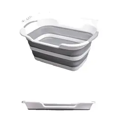 Bañera plegable de silicona para bebé - Antideslizante y portátil