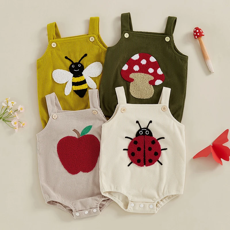 Detalle del diseño bordado y patrón infantil