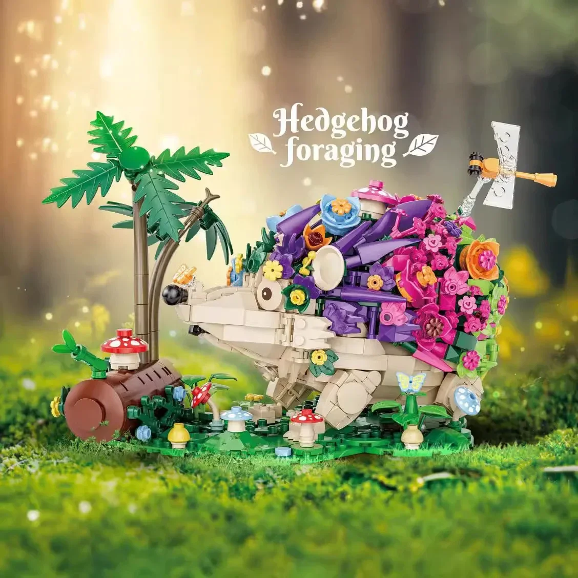 Bloques de construcción con flores y erizo para niños - imagen 5