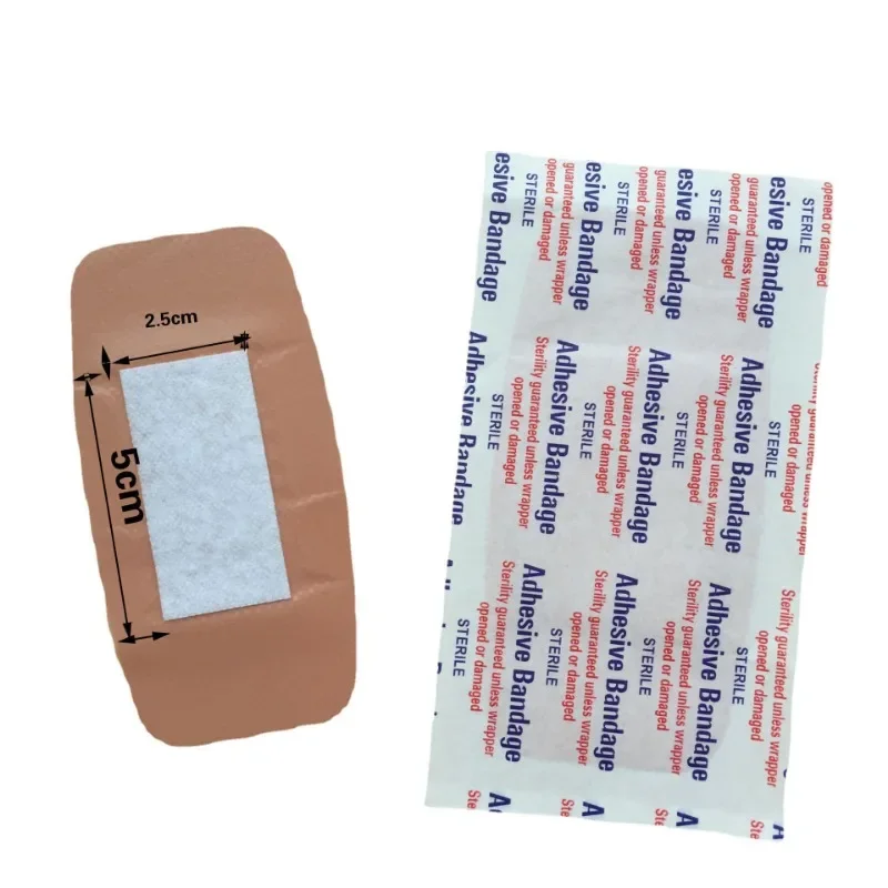 Tirita transpirable para heridas en piel – Parche cuadrado adhesivo
