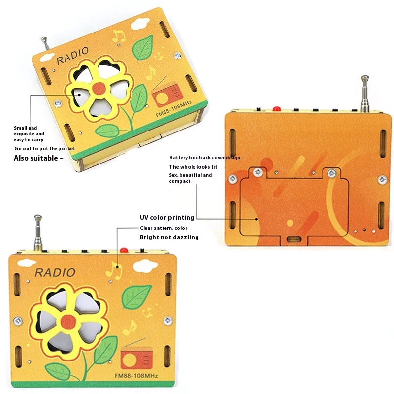 Personalización con pintura del kit de radio DIY